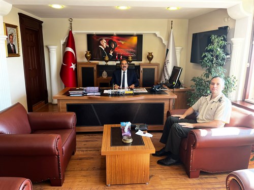 Askerealma Daire Başkan Vekili Serkan AĞIL’dan Kaymakam Mustafa GÜLER’e Hayırlı Olsun Ziyareti
